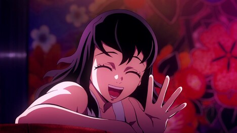 東山奈央演じる須磨。(c)吾峠呼世晴／集英社・アニプレックス・ufotable