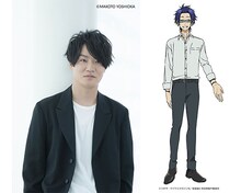 細谷佳正（左）と、霧島透のビジュアル（右）。