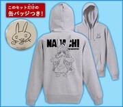 「ナナチジップパーカー+限定缶バッジセット」