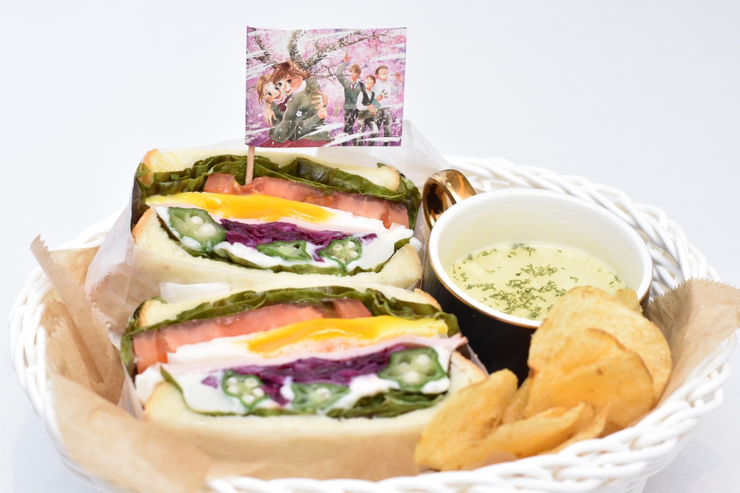 「かるた部サンドイッチバスケット」