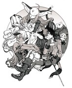 白浜鴎による応援イラスト。