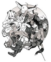 白浜鴎による応援イラスト。