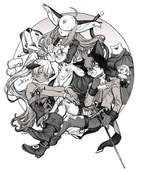 白浜鴎による応援イラスト。