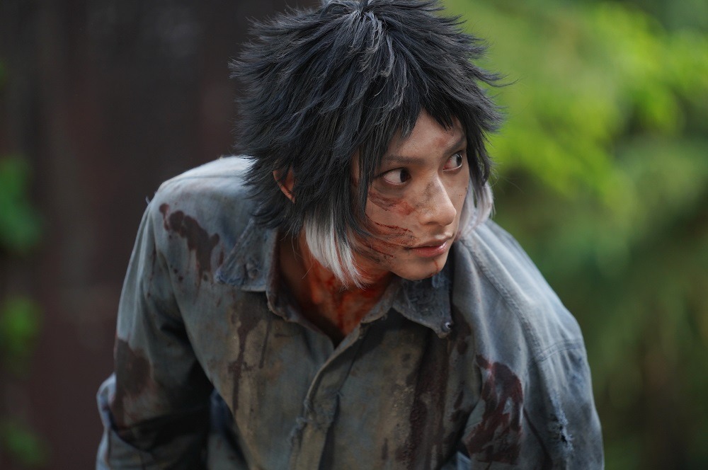 映画「文豪ストレイドッグス BEAST」の場面カット。