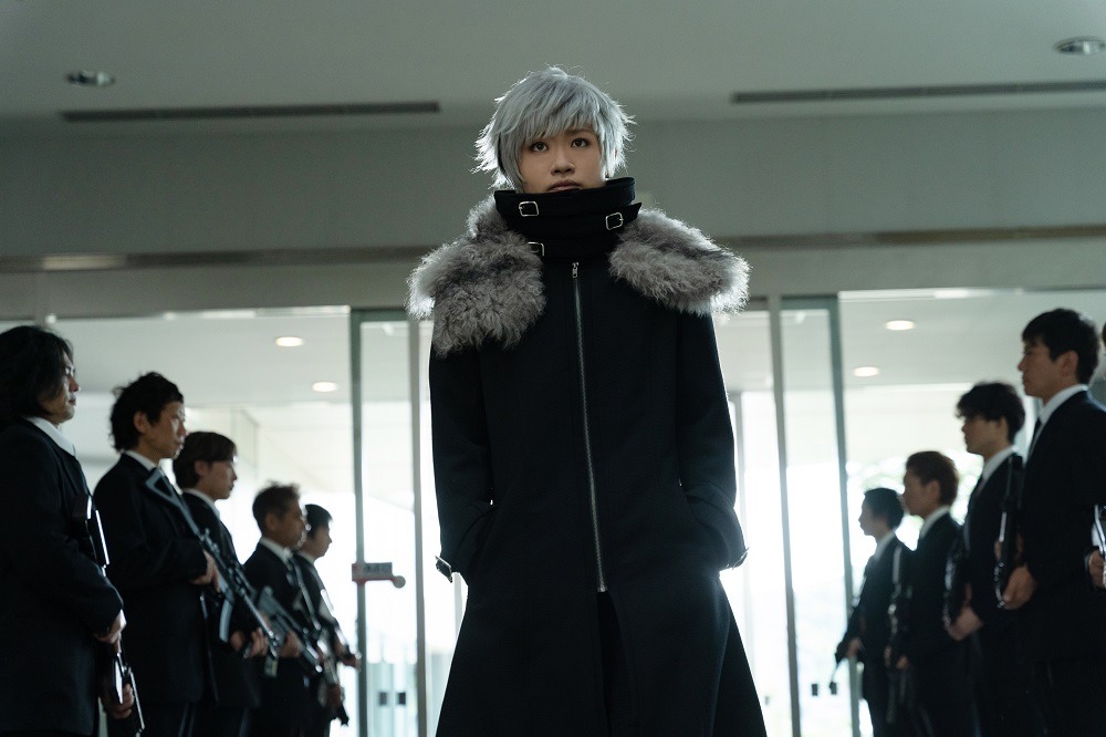 映画「文豪ストレイドッグス BEAST」の場面カット。