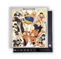 「TOoKA BASE PORTABLE CD PLAYER TVアニメ『ハイキュー!!』モデル」の本体。