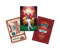 ムビチケカード特典のポストカードセット。 (c)はやみねかおる・K2商会・講談社／「怪盗クイーン」製作委員会