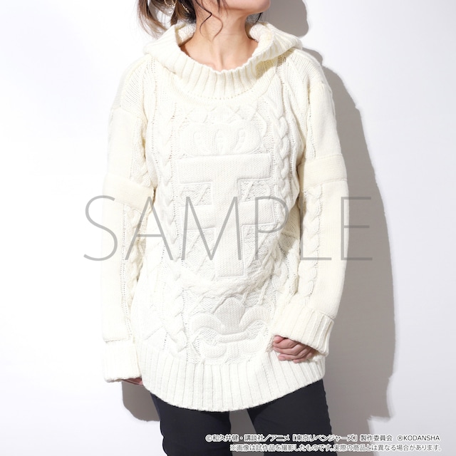 「animate LIMITED SELECTION TVアニメ『東京リベンジャーズ』ニット/松野千冬イメージ」の着用イメージ。