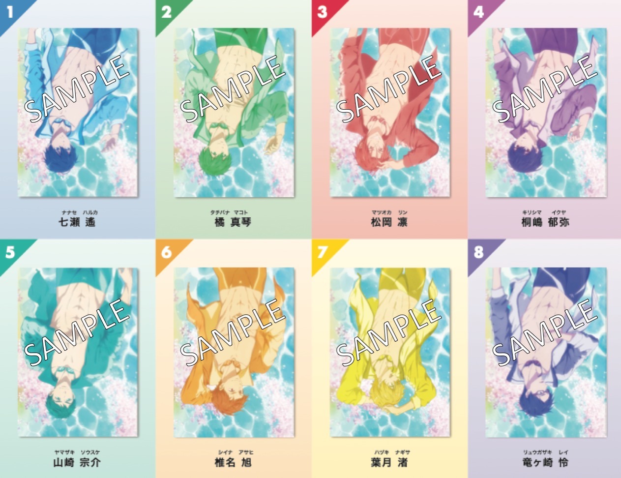 「劇場版 Free!-the Final Stroke-」後編の第2弾「“繋がる”クリアファイル付きムビチケカード」。