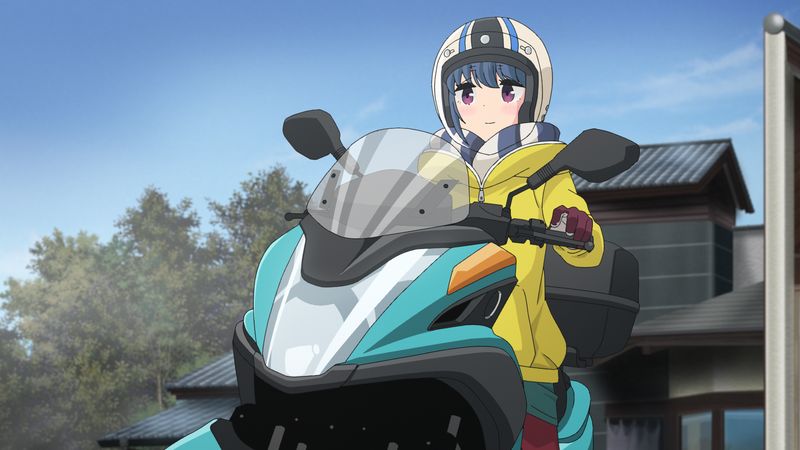 特典映像「SPECIAL EPISODE サウナとごはんと三輪バイク」の場面カット。