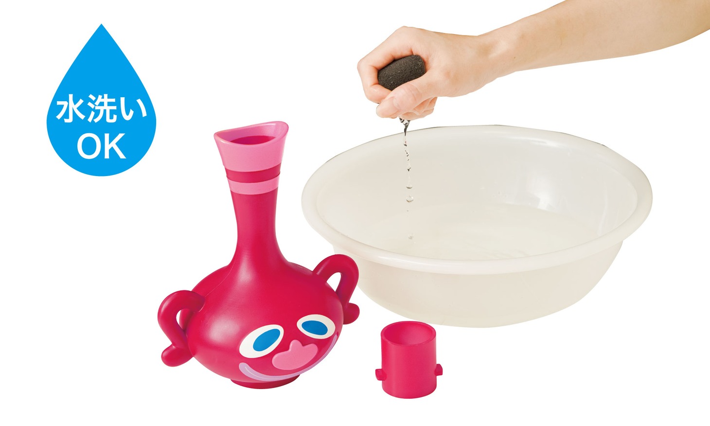 水洗いも可能。