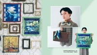 「絵画のような名シーンスカーフ」