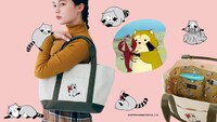 「ラスカルの表情を楽しむ刺しゅうトートバッグ」