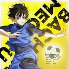 「ブルーロック」蜂楽廻のキャラビジュアル、自信に満ちた顔でボールをトラップ