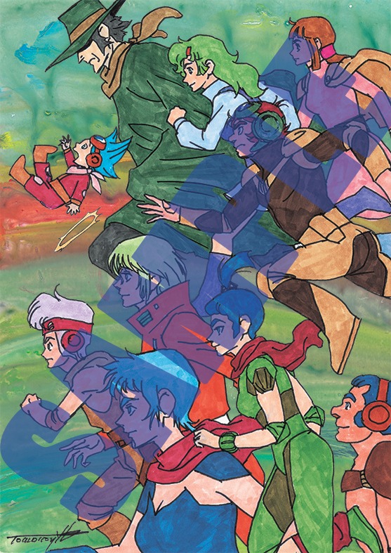 「戦闘メカ ザブングル」特典イラスト (c)創通・サンライズ