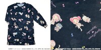 「おジャ魔女どれみ×はぴだんぶい 総柄ワンピース」クロ