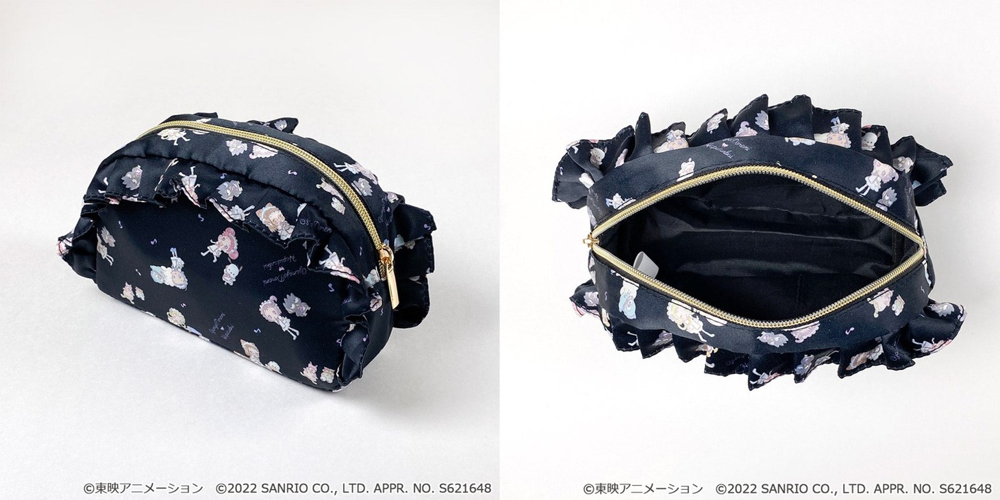 「おジャ魔女どれみ×はぴだんぶい ポーチ」クロ