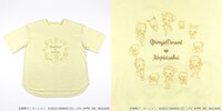 「おジャ魔女どれみ×はぴだんぶい チュニックTシャツ」ウスキイロ