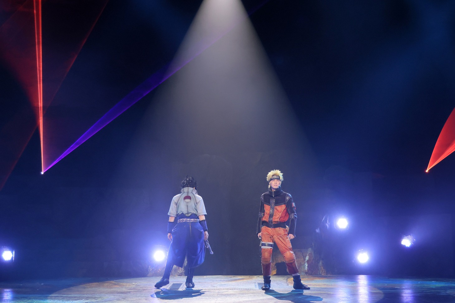 舞台「ライブ・スペクタクル『NARUTO-ナルト-』～うずまきナルト物語～」より。
