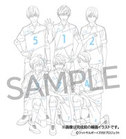 A-on STORE特典用の描き下ろしイラスト。 (c)フットサルボーイズ!!!!!プロジェクト