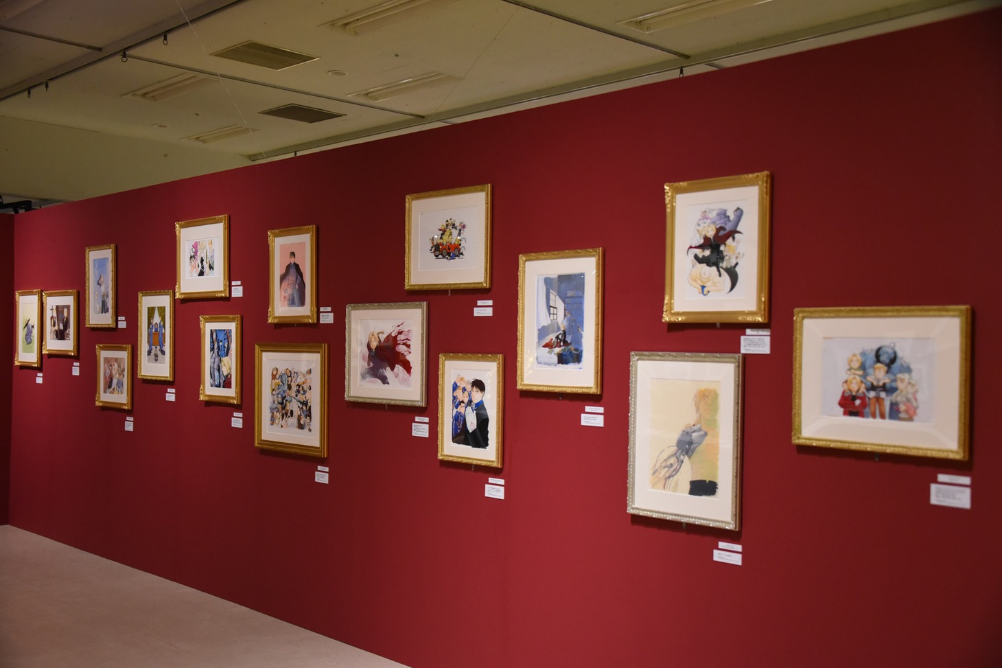 「鋼の錬金術師展 RETURNS」の様子。 (c)Hiromu Arakawa/SQUARE ENIX
