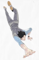 「ハイキュー!!」10周年キービジュアルより、黒尾鉄朗。(c)古舘春一／集英社