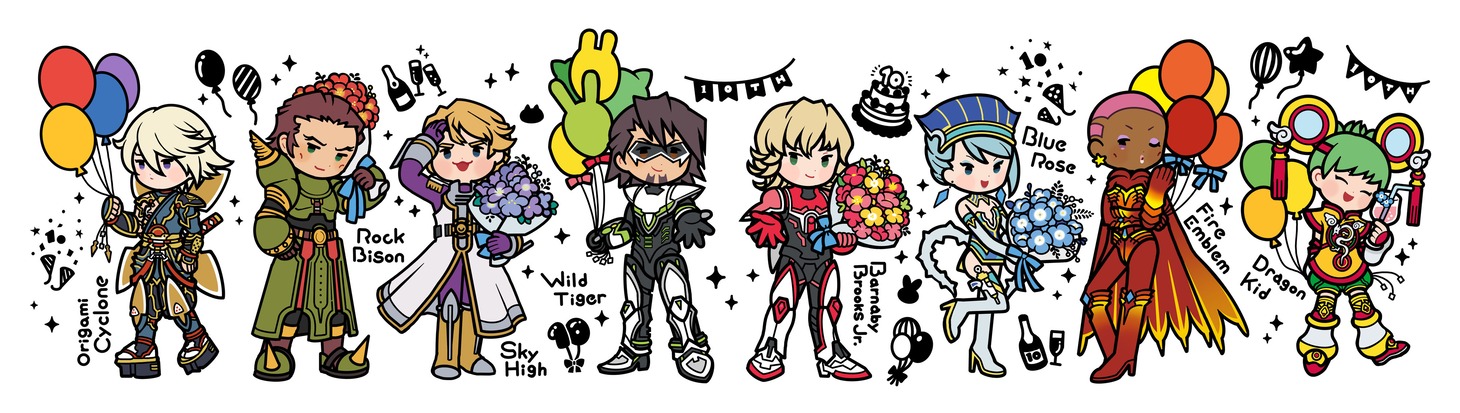 イベントオリジナル 描き起こしミニキャラ。