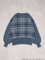 氷帝をモチーフにしたニットプルオーバー。