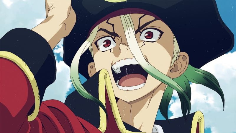 アニメ「Dr.STONE」新PVより。