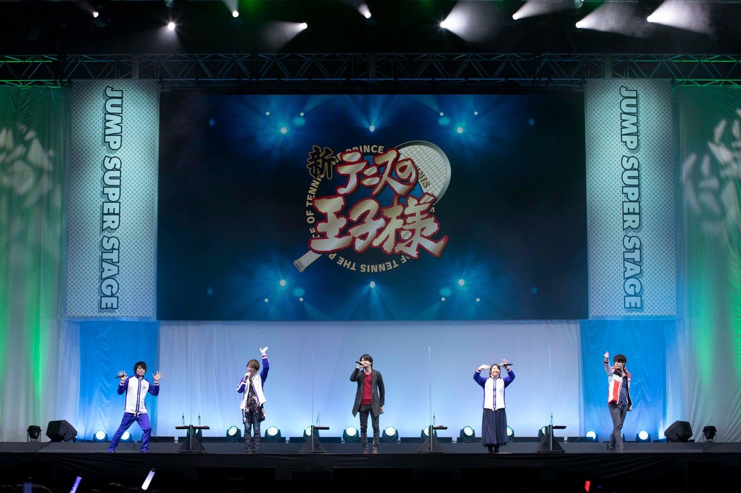 「新テニスの王子様」ステージの様子。 (c)SHUEISHA Inc. All rights reserved.