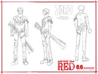 ゾロの“フェス衣裳”設定画。