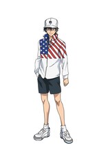 越前リョーマ（CV：皆川純子） (c)許斐 剛／集英社・ＮＡＳ・新テニスの王子様プロジェクト