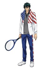 越前リョーガ（CV：宮野真守） (c)許斐 剛／集英社・ＮＡＳ・新テニスの王子様プロジェクト