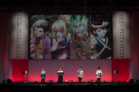 「Dr.STONE」スーパーステージの様子。(c)SHUEISHA Inc. All rights reserved.