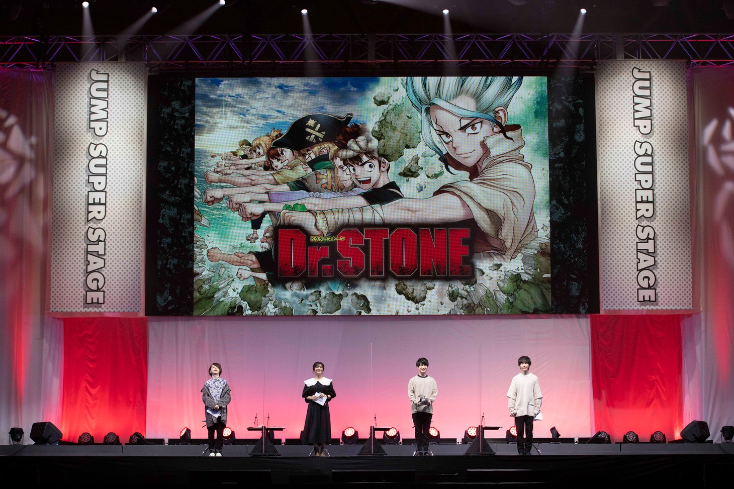 「Dr.STONE」スーパーステージの様子。(c)SHUEISHA Inc. All rights reserved.