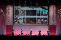 ジャンプフェスタ「鬼滅の刃」のステージの様子。