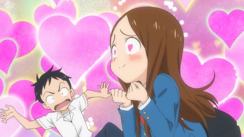 「からかい上手の高木さん3」第1話「握力のやつ」の場面カット。