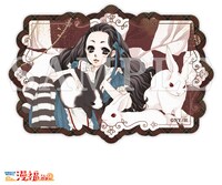 購入特典の「歴代作品イラストステッカー」。