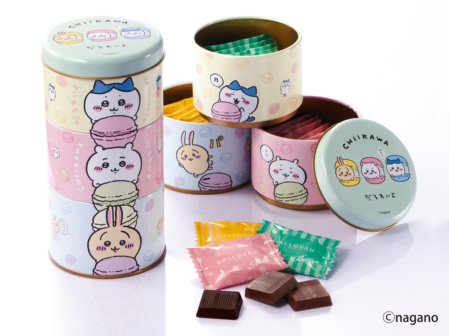 「ちいかわ ショコラ（重なる缶）」