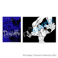 「デビルマン THE FIRST」2巻とキャンバスアートのセット。