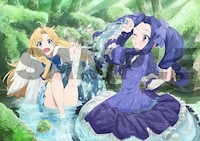 カドカワストアの店舗特典・オリジナルA4アクリルプレートのイラストイメージ。