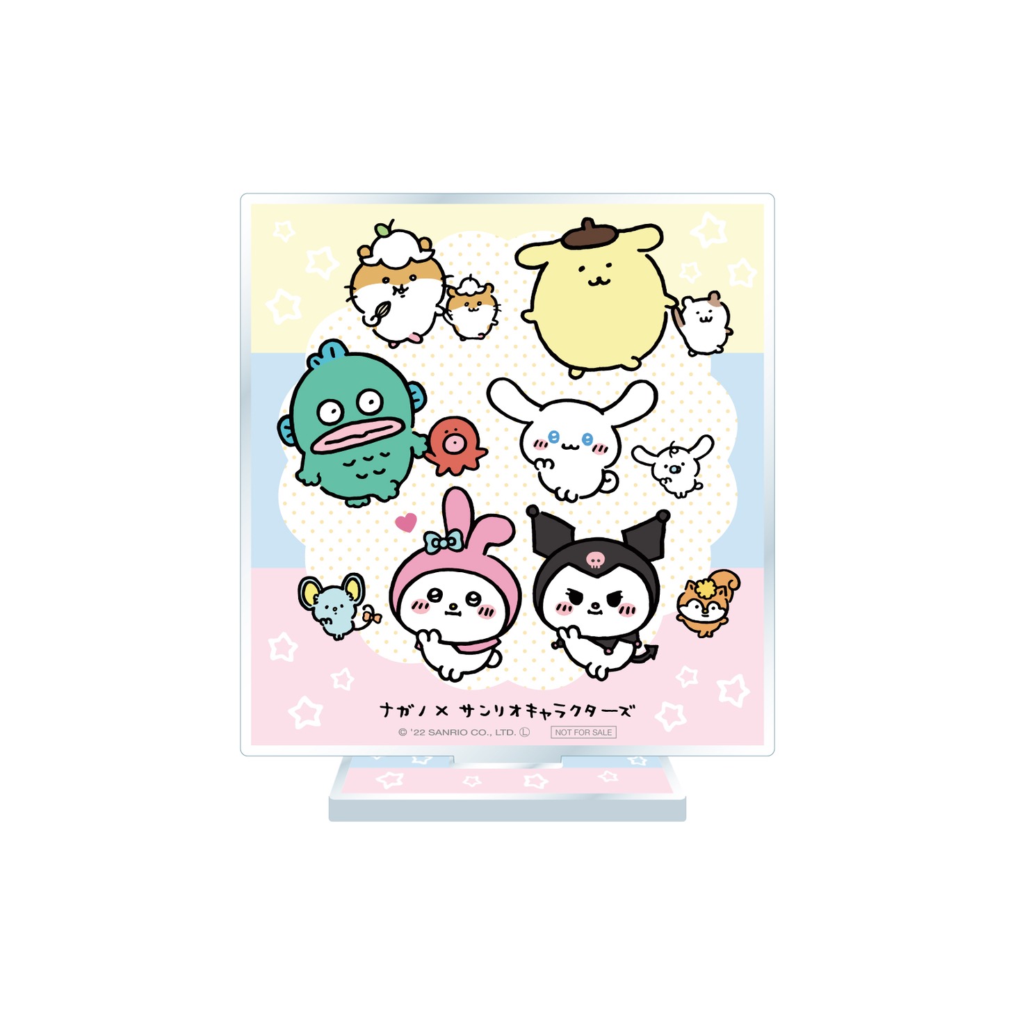 ノベルティのアクリルスタンド。