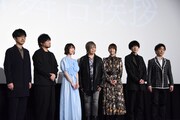 「劇場版 呪術廻戦 0」初日舞台挨拶の様子。