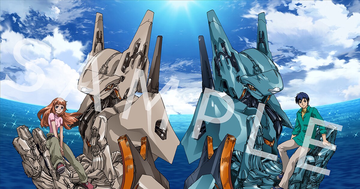 ブレンパワード」BD-BOX用イラスト公開、勇と比瑪を重田敦司が描き 
