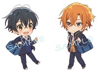 Blu-ray / DVD第1巻の購入特典として、アニメイトで用意されているアクリルキーホルダー2個セット。 ※イラストはデザイン前のもの。