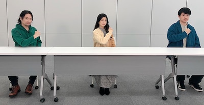 「SKET DANCE」より、左から吉野裕行、白石涼子、杉田智和。