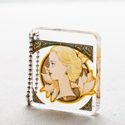「アクリルドミノキーホルダー 木蓮」