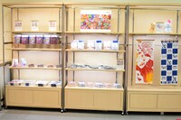 物販コーナーの様子。