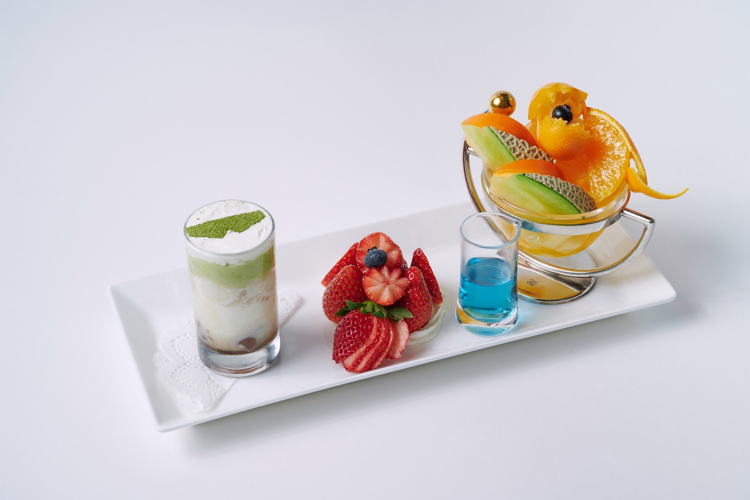 五条悟をイメージした「ずんだクリームの迎春プレート」