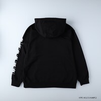 「ULTRAMAN 袖プリントパーカー」ブラック